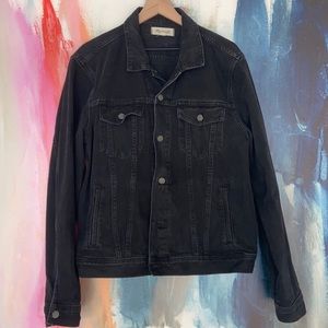 Madewell 100% Cotton Denim Button Up Coat.